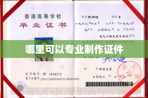 沭阳哪里可以专业制作证件