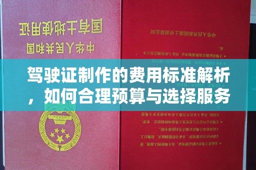 沭阳驾驶证制作的费用标准解析，如何合理预算与选择服务