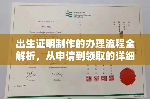 沭阳出生证明制作的办理流程全解析，从申请到领取的详细指南