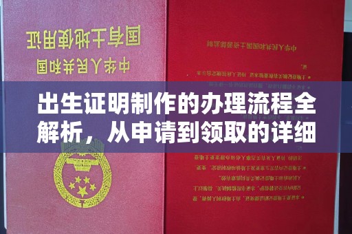 沭阳出生证明制作的办理流程全解析，从申请到领取的详细指南