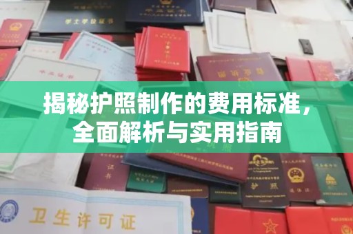 沭阳揭秘护照制作的费用标准，全面解析与实用指南