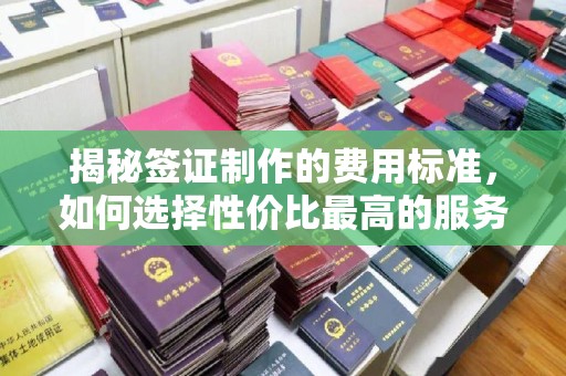 沭阳揭秘签证制作的费用标准，如何选择性价比最高的服务？