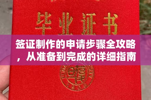 沭阳签证制作的申请步骤全攻略，从准备到完成的详细指南